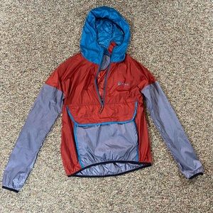 Cotopaxi Women's Teca Half-Zip Hooded Pullover Windbreaker Small